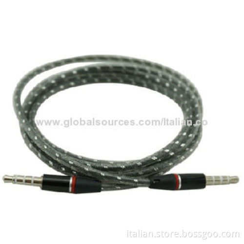 3.5mm Audio/Video Aux Cable for iPhone/Mobile PhonesNew